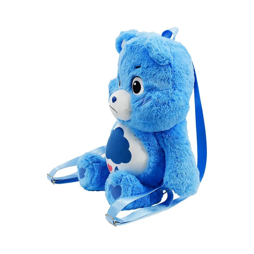 Grumpy Bear Plush - Care Bears Licensed Backpack - Backpack JOY'S Custom Sneakers
