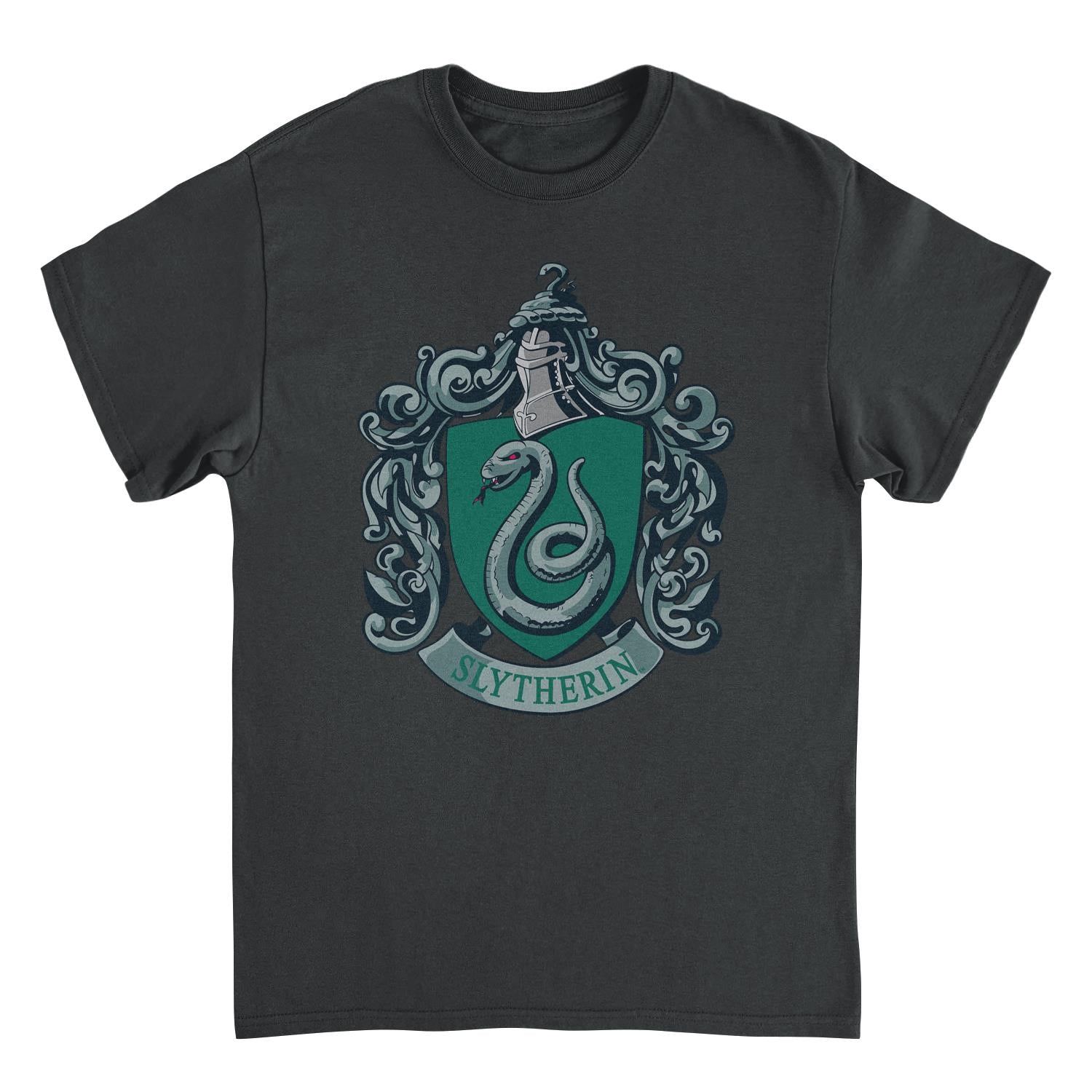 Harry Potter Slytherin Black T-Shirt - Movie T-Shirts JOY'S Custom Sneakers