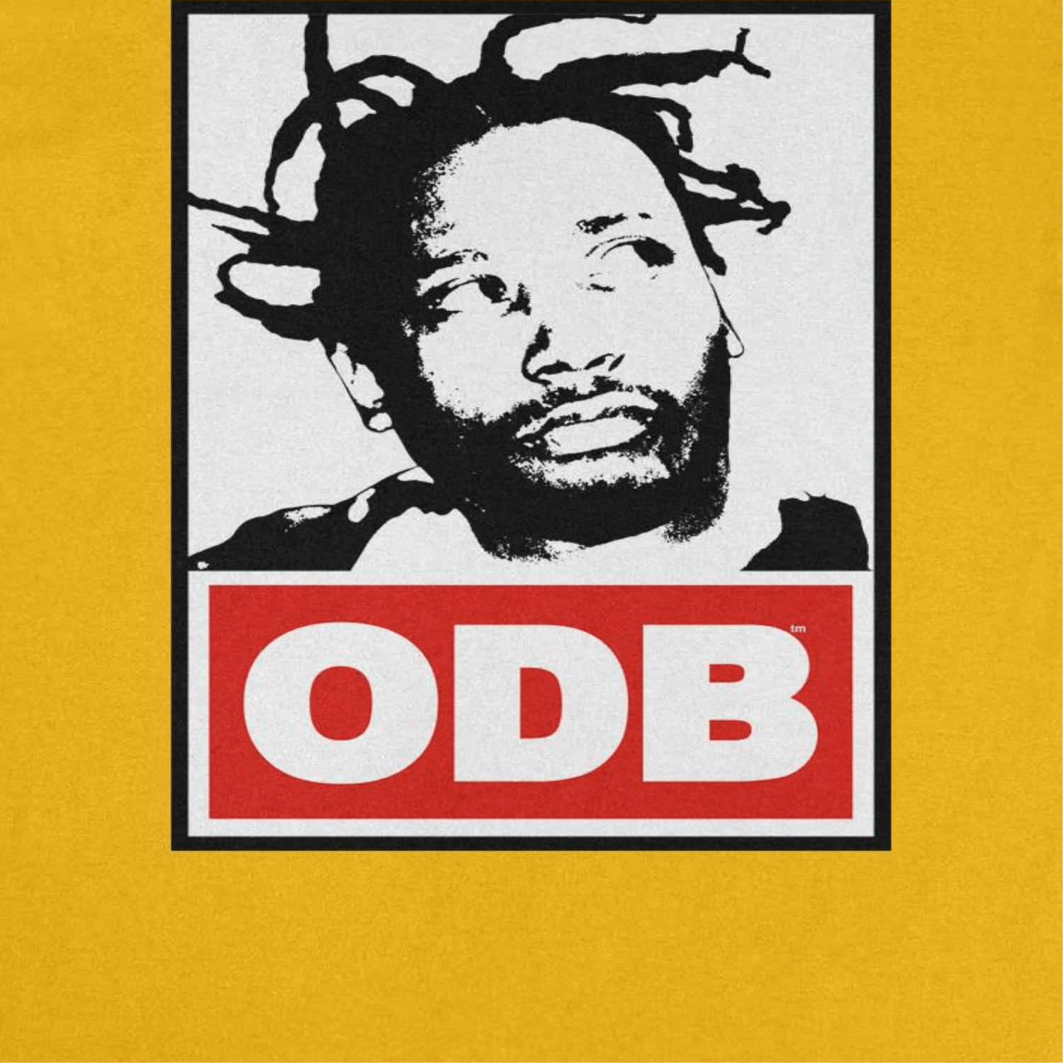 Ol' Dirty Bastard ODB Yellow T-Shirt - Band T-Shirts JOY'S Custom Sneakers
