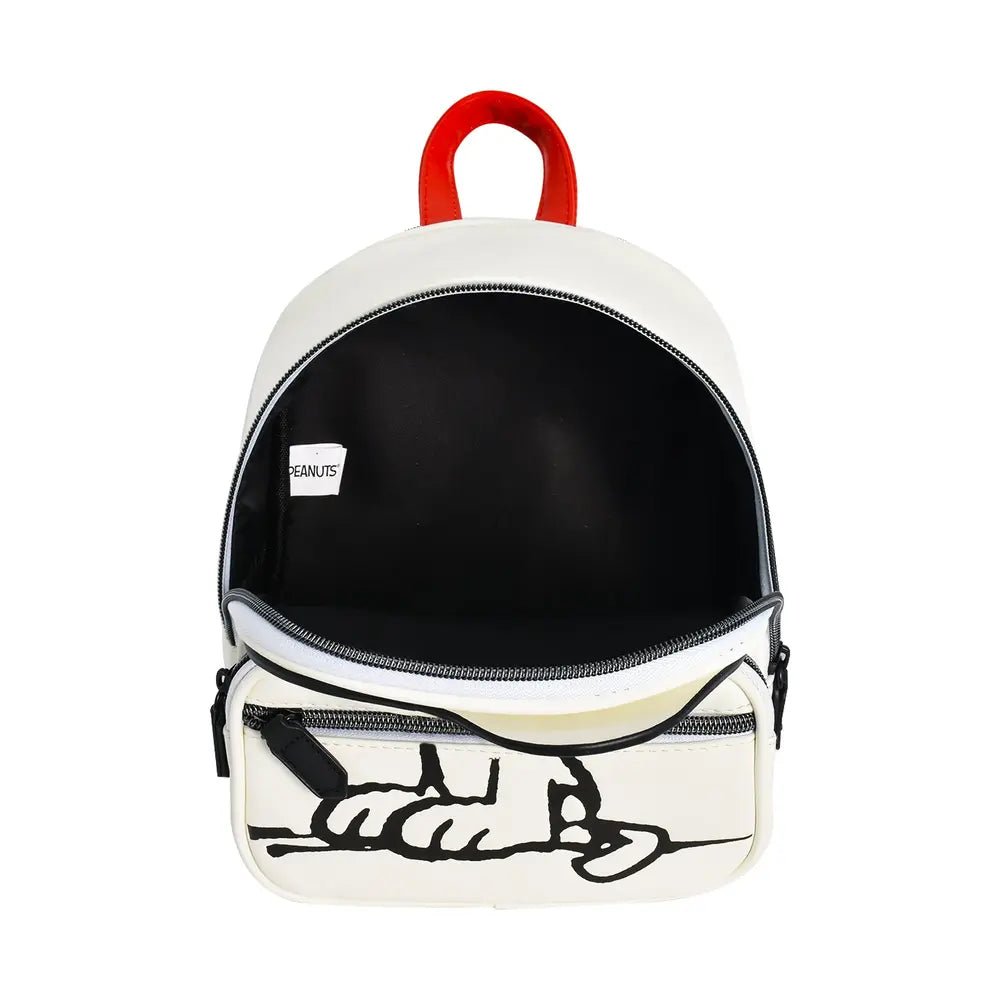Snoopy Red Collar - Peanuts Licensed Mini Backpack - Backpack JOY'S Custom Sneakers