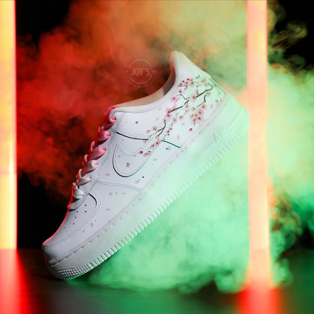 Cherry Blossom Custom Air Force 1 - Sneakers JOY'S | Custom Air Force 1 Sneakers