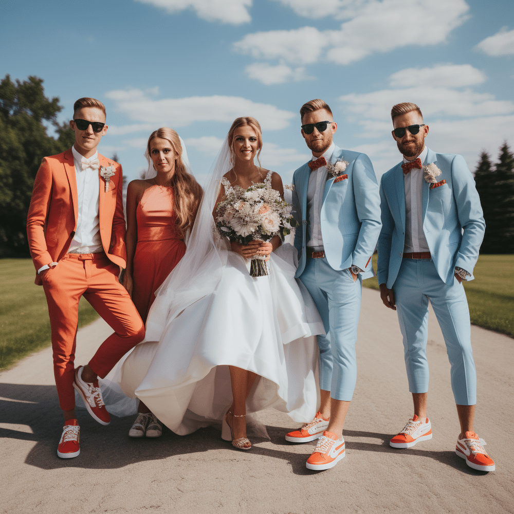 Step into Love: Custom Sneakers for Your Wedding Day Bliss - JOY'S Custom Sneakers