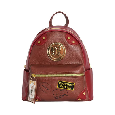 Harry Potter Platform 3/4 Hogwarts Express - Licensed Leather Mini Backpack - Backpack