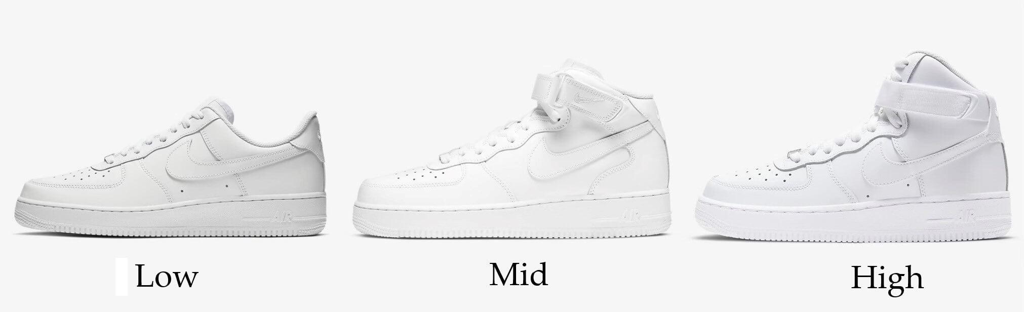 Air force 1 low mid sales or high