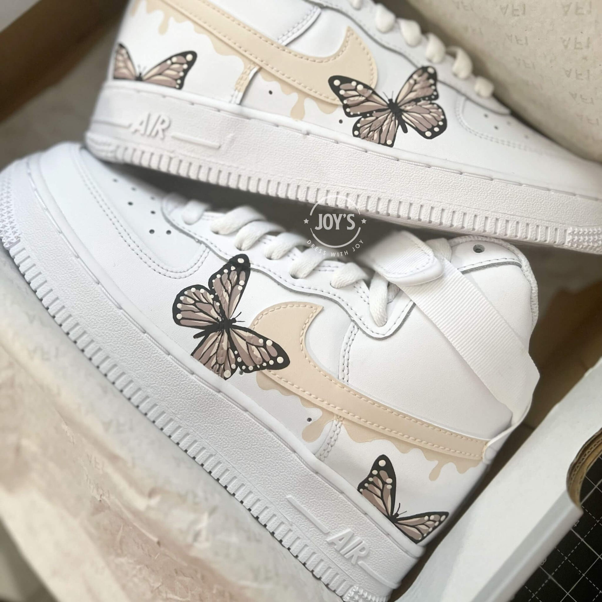 Nike, Shoes, Nike Air Force Low Custom Butterfly