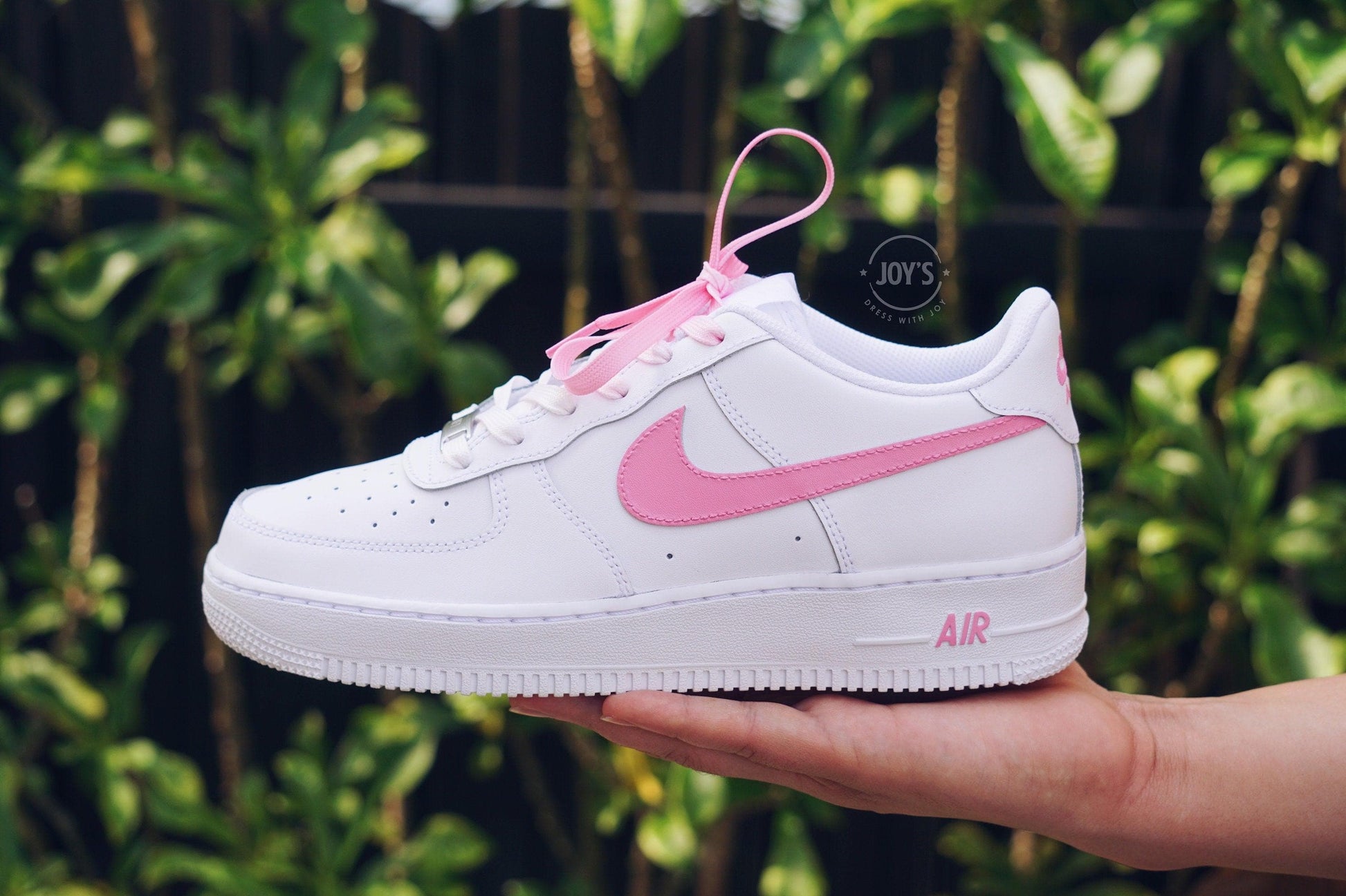 Hot Pink Custom Air Force 1 Sneakers – JOY'S