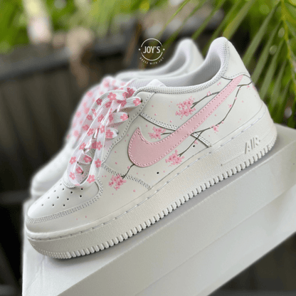 Pink Flat Shoelaces for Air Force 1 Sneakers and Canvas Shoes - Shoelaces JOY'S | Custom Air Force 1 Sneakers